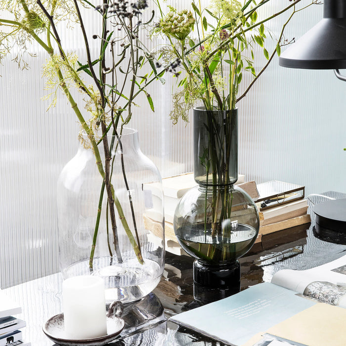 Vase Bubble - Grau
