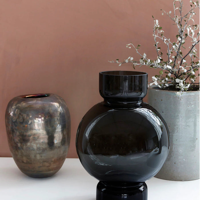 Vase Bubble - Grau