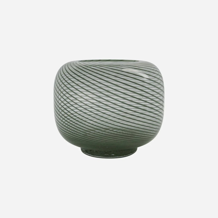 Vase HDSwirl Green