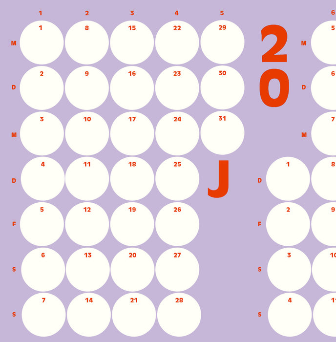 DOTS Wandkalender 2024