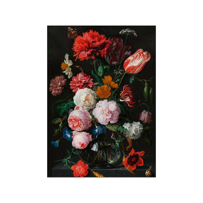 Poster Jan Davids de Heen - Still life with Flowers