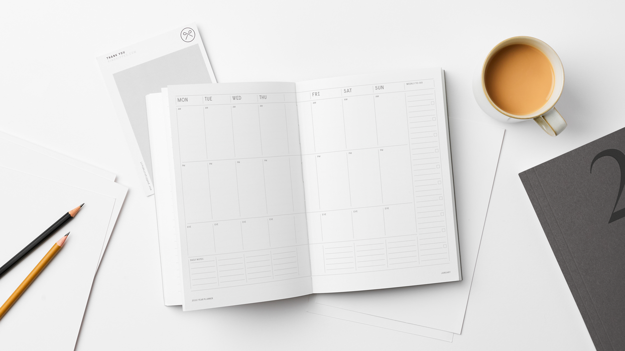 Undated 365 Lay Flat Planner - A5