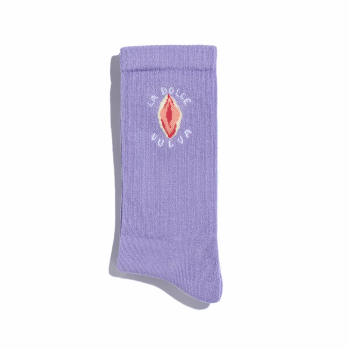 La Dolce Vulva Socken - Flieder Love - Gr. 36-41