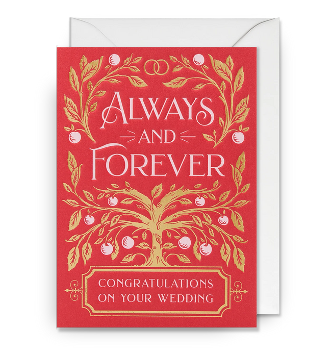 Grußkarte Hochzeit - "Always and Forever" by Tobias Saul