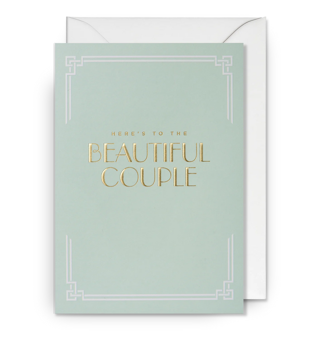 Grußkarte Hochzeit - "Beautiful Couple" by Postco