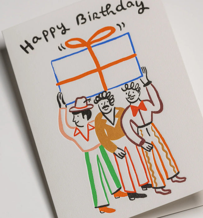 Grußkarte Geburtstag - "Big Present" by Marie Assénat