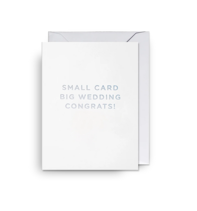 Grußkarte Hochzeit - "Big Wedding Congrats" by Cherished