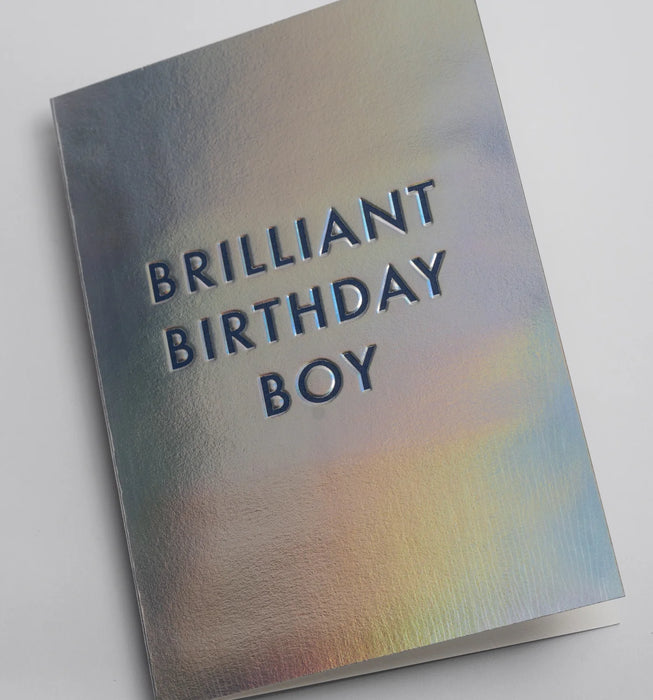 Grußkarte Geburtstag - "Brilliant Boy" by Postco