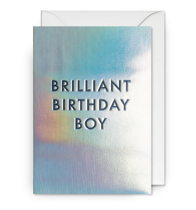 Grußkarte Geburtstag - "Brilliant Boy" by Postco