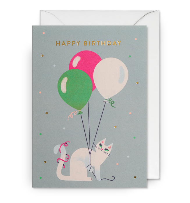 Grußkarte Geburtstag - "Happy Birthday Balloons" by Essi Kimpimaki