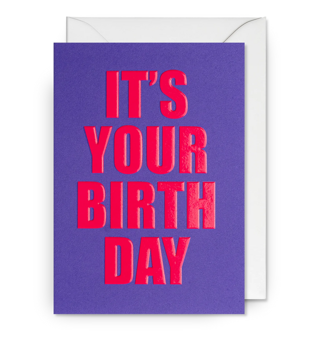 Grußkarte Geburtstag "It's Your Birthday" by Postco