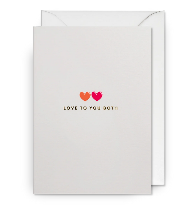 Grußkarte Liebe - "Love to You Both" by Postco