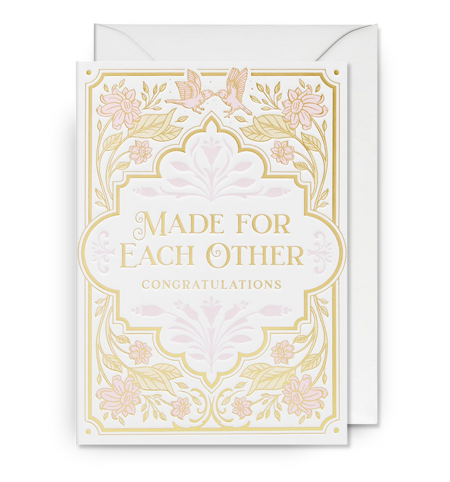 Grußkarte Hochzeit - "Made for Each Other" by Tobias Saul