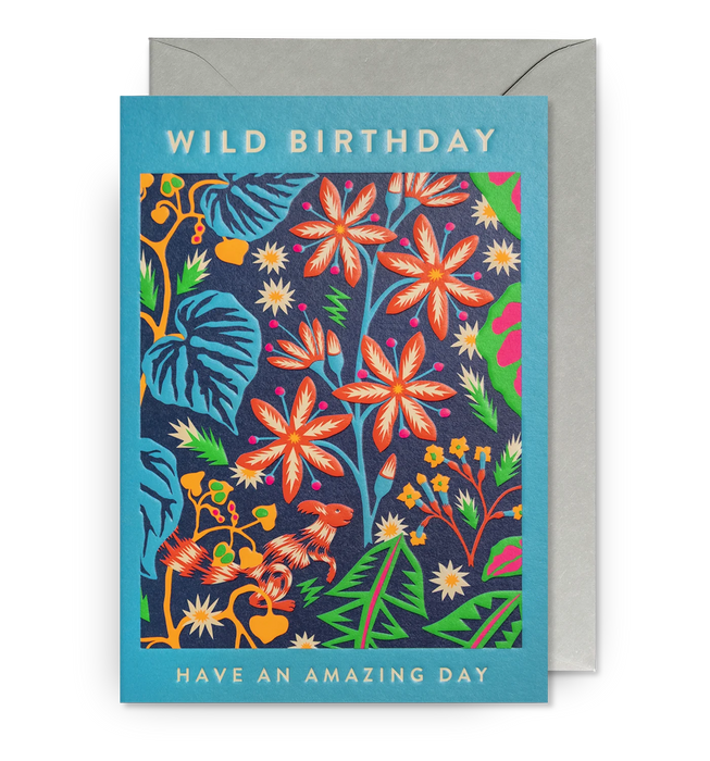 Grußkarte Geburtstag - "Wild Birthday" by Hanna Werning