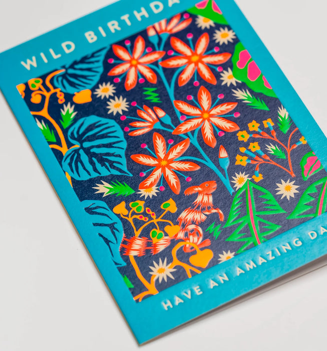 Grußkarte Geburtstag - "Wild Birthday" by Hanna Werning