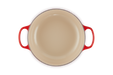 Le Creuset Sauteuse aus Gusseisen - Kirschrot - 24 cm