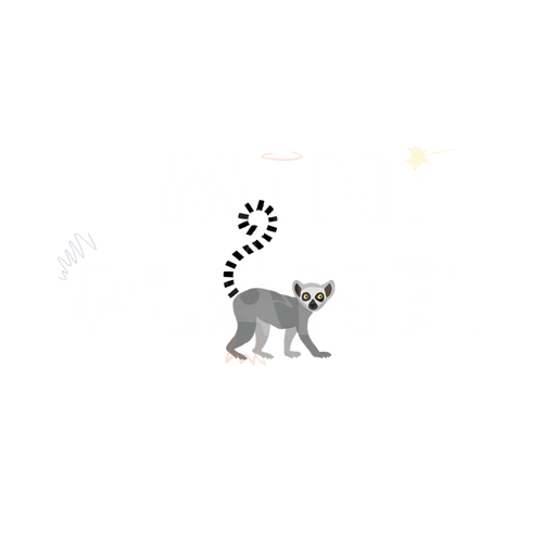 MINI PLANET Bügelbild - Lemur Mini