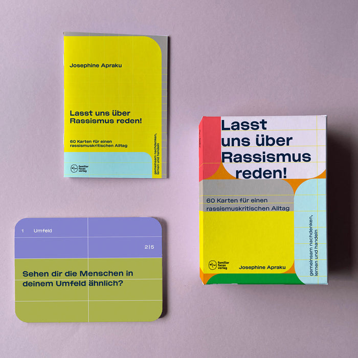 Lasst uns über Rassismus reden! 60 Karten für einen rassismuskritischen Alltag