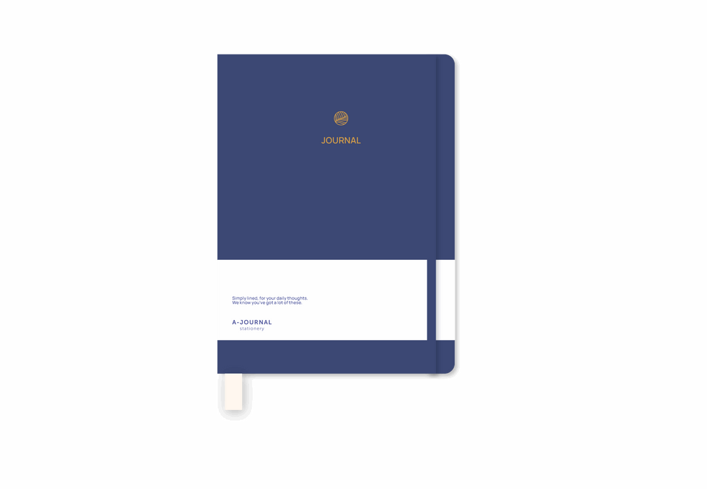 A-Journal Notebook - Dark Blue - A5