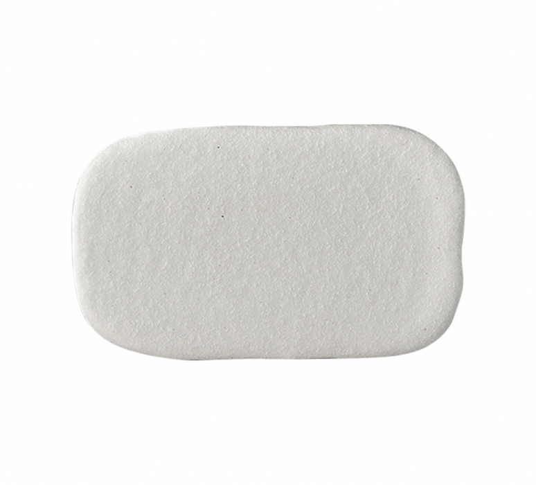 Shell White Rectangular Plate - 22x13cm
