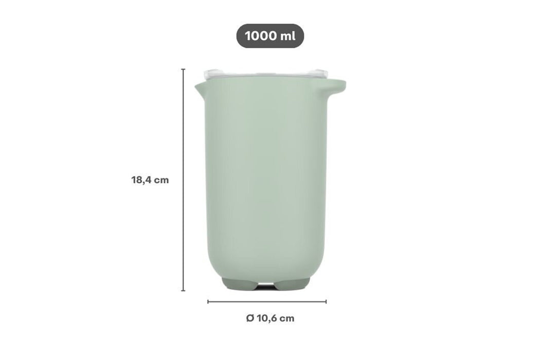 Mepal "Chef it"  Rührbecher mit Deckel - 1 l - Nordic Sage