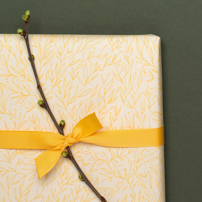 My Pretty Circus Geschenkpapier - Pflanzen Gelb
