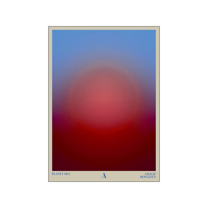 Poster -  Planet 003 by Amalie Hovgesen A3