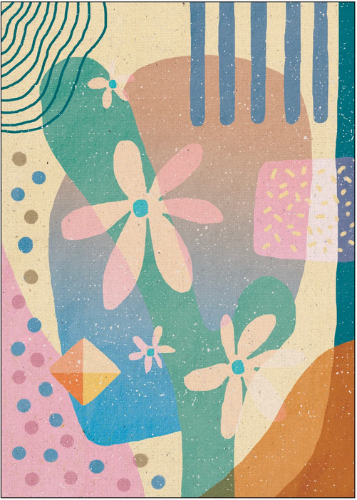 Print / Poster Aylin Dermir - Abstraction of Flowers - A3