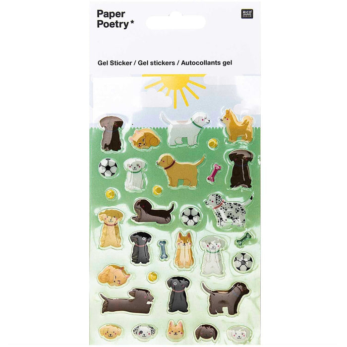 Rico Design Gelsticker - Hunde