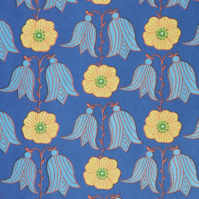 Rico Design Geschenkpapier - Butterblumen/Glockenblumen