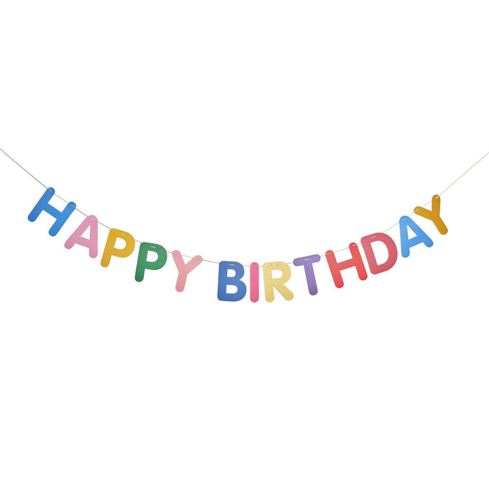 Rico Design Happy Birthday Girlande - Magic Rainbow