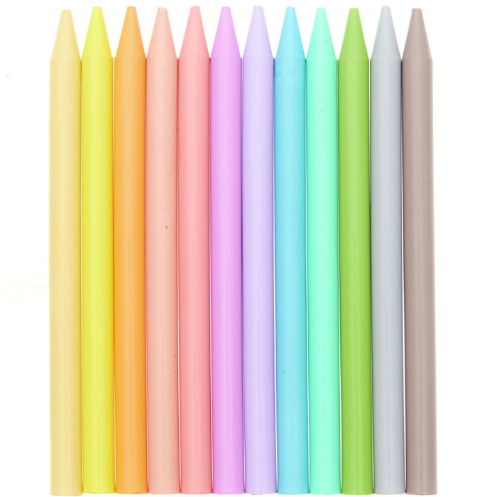 Rico Design Wachsmalstifte Pastel - 12 Stück