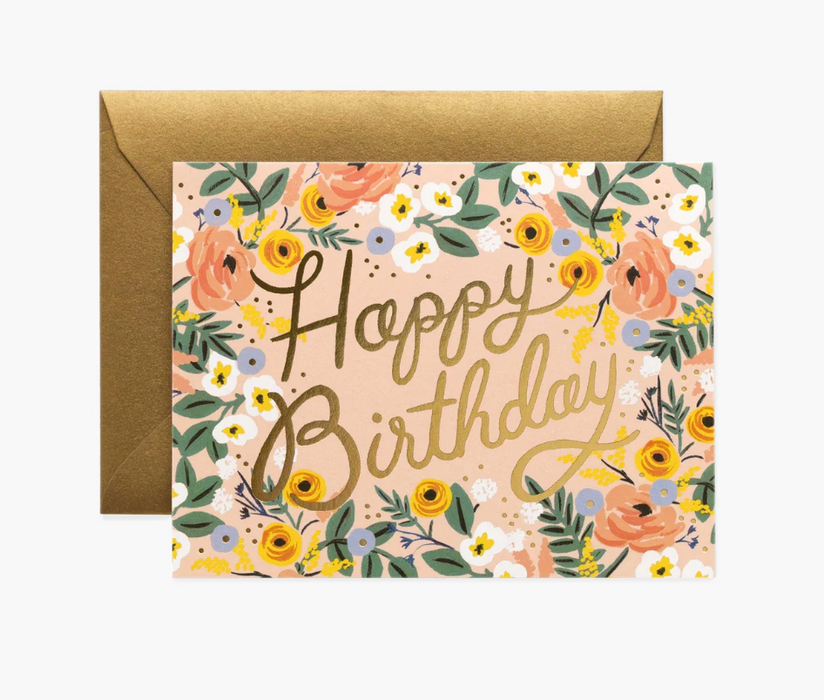 Grußkarte - Rosé Birthday