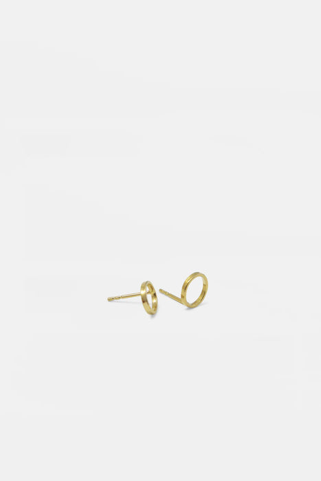 Small Oval Shapes Ohrringe - Gold