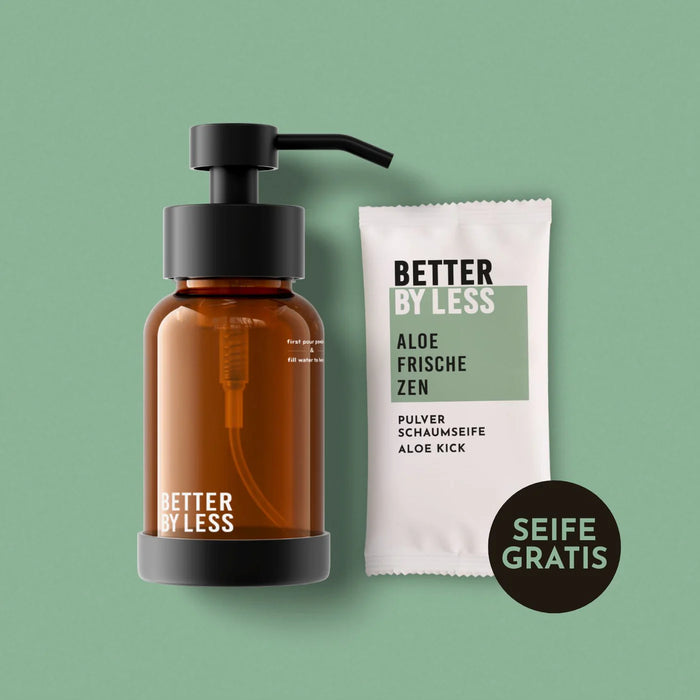 Better By Less Schaumseife Starterset / Handseife - Aloe Kick