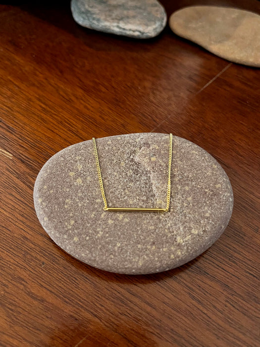 Single Wire Halskette - Gold