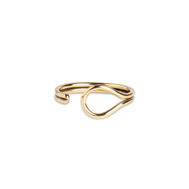 Loop Ring - Messing