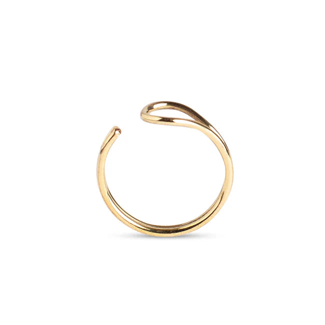 Loop Ring - Messing