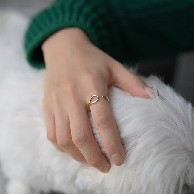 Loop Ring - Messing