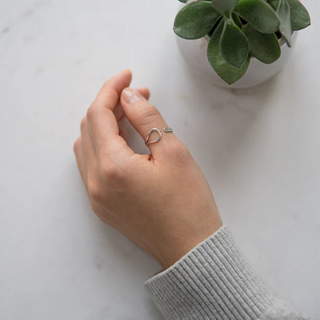 Loop Ring - Silber