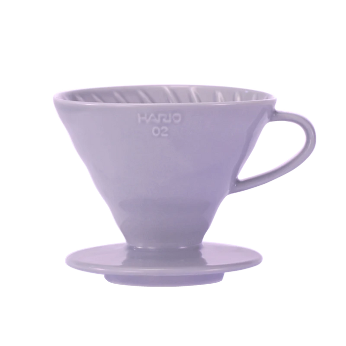 Hario Kaffeefilter V60 - Hario 02 - Ceramic Colour Drippers - 1-4 Tassen - Purple Heather