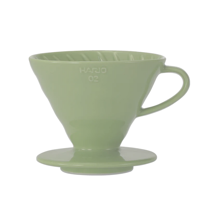 Hario Kaffeefilter V60 - Hario 02 - Ceramic Colour Drippers - 1-4 Tassen - Smokey Green