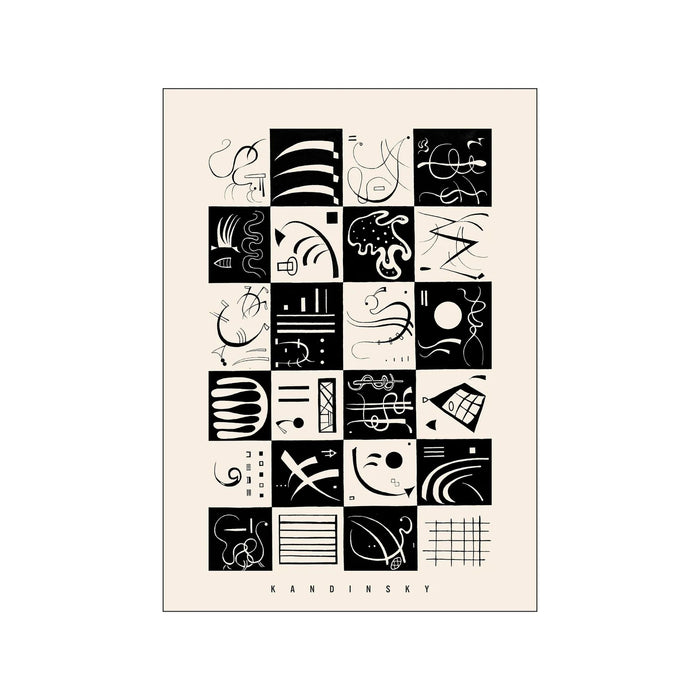 Kunstdruck - Wassily Kandinsky - Checkers A5