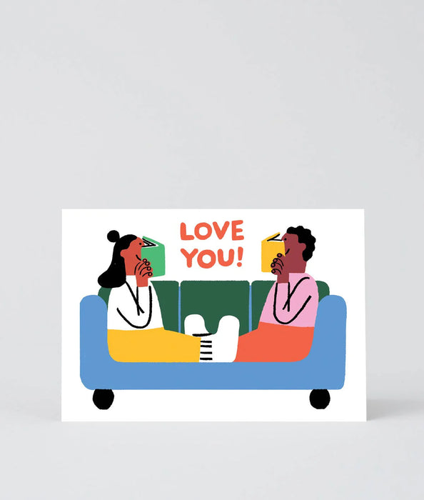 Grußkarte - Love you Readers