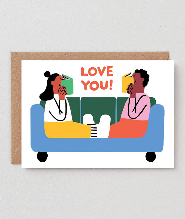 Grußkarte - Love you Readers