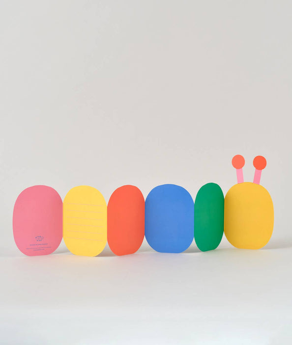 Ausklappbare Geburtstagskarte - „Caterpillar“