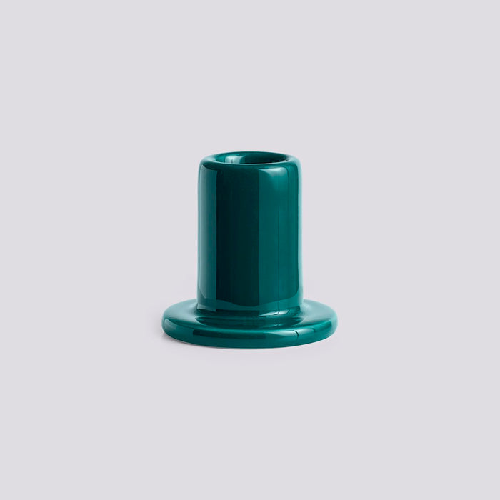 HAY Tube Candle Holder - Small - Dark Green