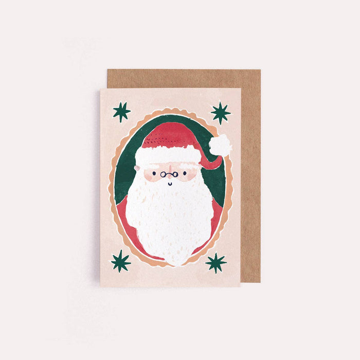Grußkarte - Santa Mini