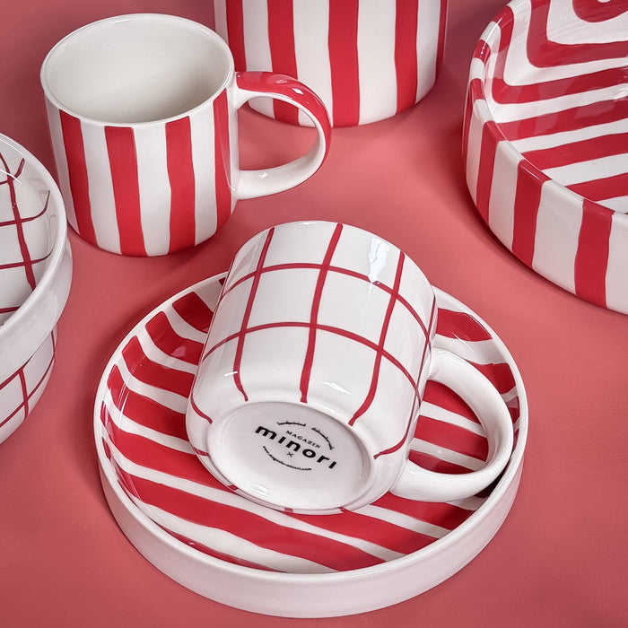 Becher Grid - tramonto red