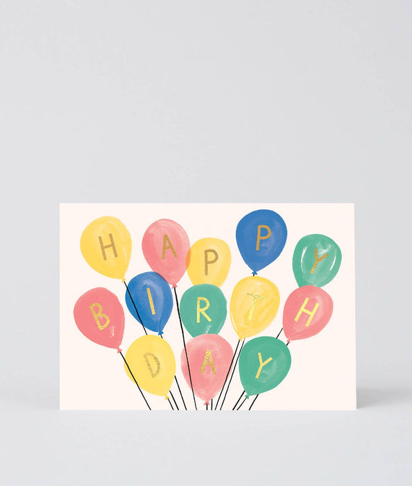Grußkarte „HB Balloon Bunch“